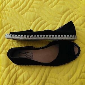Miz Mooz Black Suede Leather Flats   EU38 (7.5 US) Slip-Ons